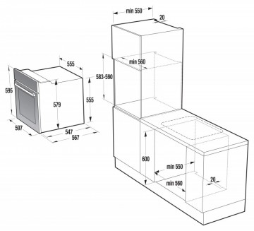 Poza Cuptor electric incorporabil Körting KBO715E1XP 034016402