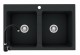 Poza Set chiuveta granit SPARTA 2B & baterie BELLO - Black