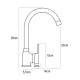 Poza Set chiuveta granit SPARTA 2B & baterie BELLO - Black