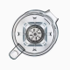 Vitamix Ascent Container 1.4 litri lama uscata. Poza 4